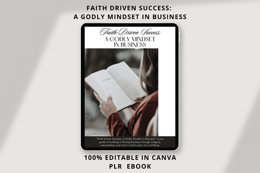 Faith Driven Success: A Godly Mindset in Business