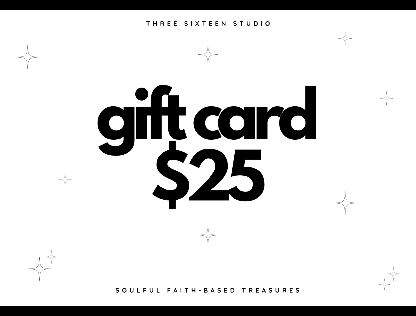Three Sixteen Studio Gift Card